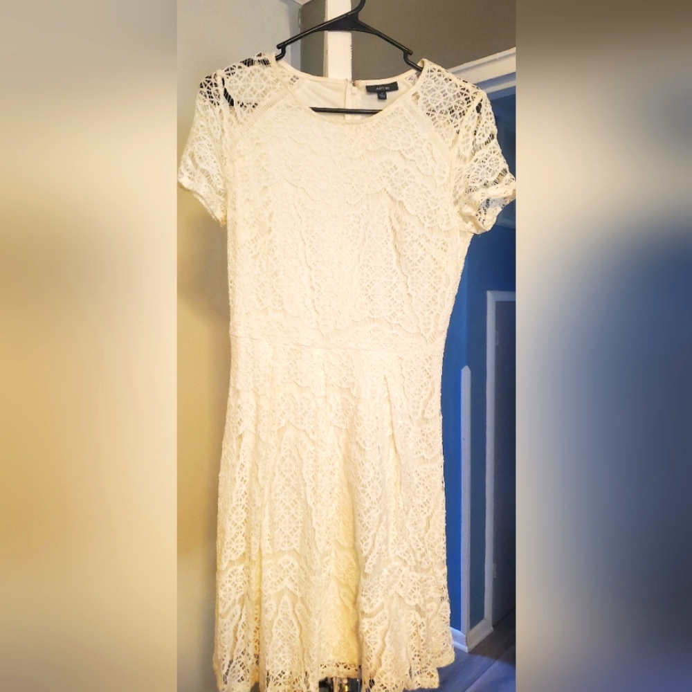 Apt9 white lace dress
